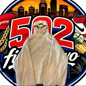 Essentials Fear of God Hoodie in Beige
